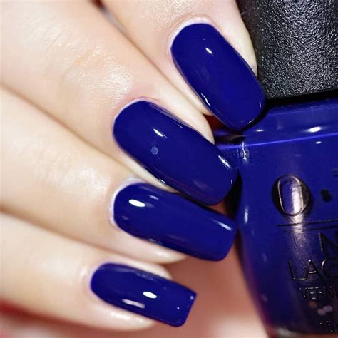 opi navy blue nail polish